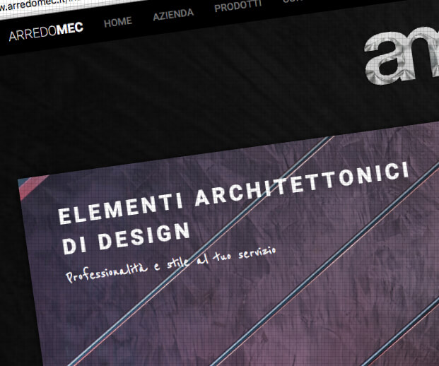 Sito Web Arredomec realizzato da Web Designer Alessio Piazzini, Firenze