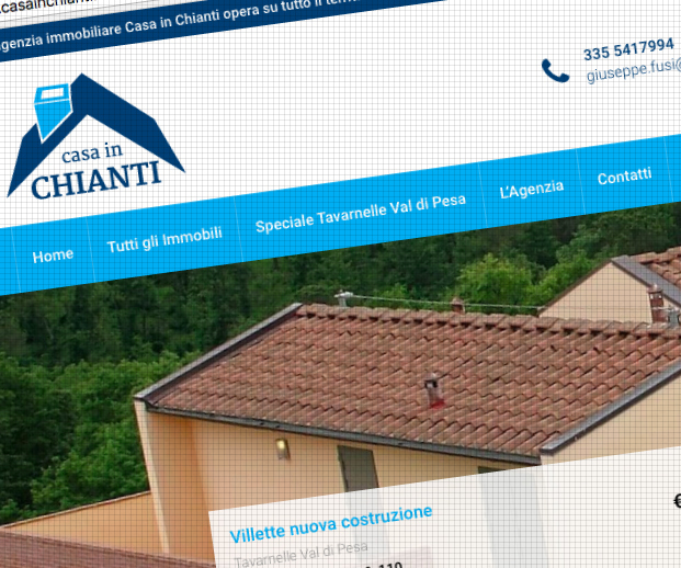 Sito Web Casa in Chianti realizzato da Web Designer Alessio Piazzini, Firenze