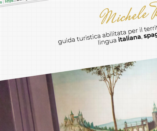 Sito Web guida turistica Michele Busillo realizzato da Web Designer Alessio Piazzini, Firenze