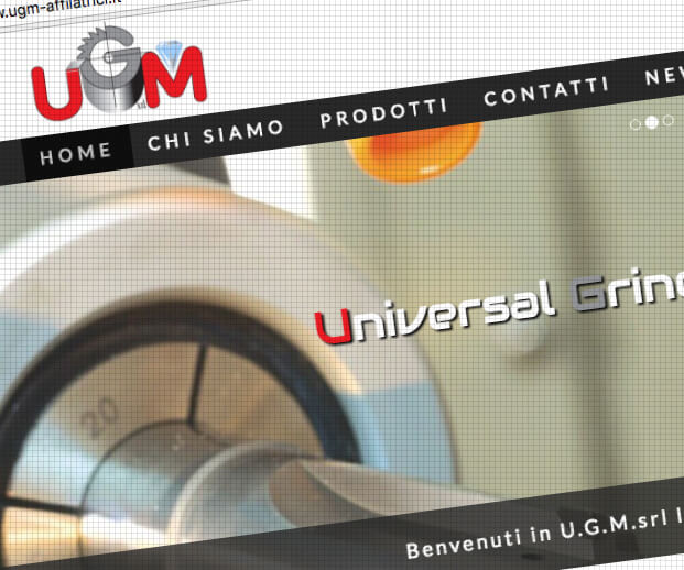 Sito Web Ugm Affilatrici realizzato da Web Designer Alessio Piazzini, Firenze