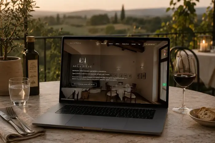 Alla Pieve Sito web ristorante