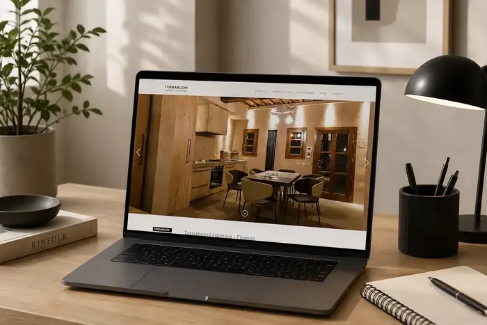 Tornabuoni Sito web interior design