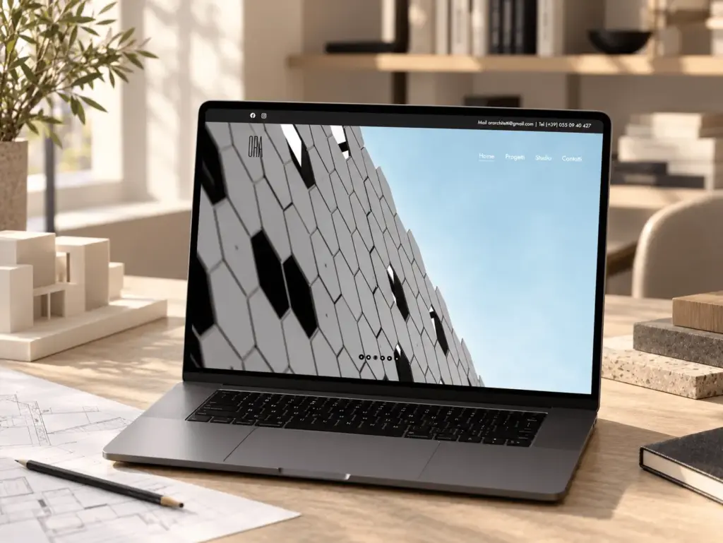 Sito web ORA architetti